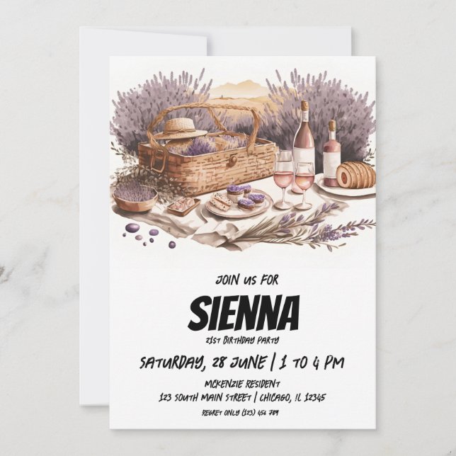 Summer Picnic Invitation (Front)