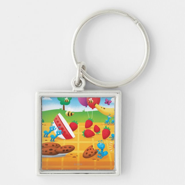 Summer Picnic Key Ring (Front)
