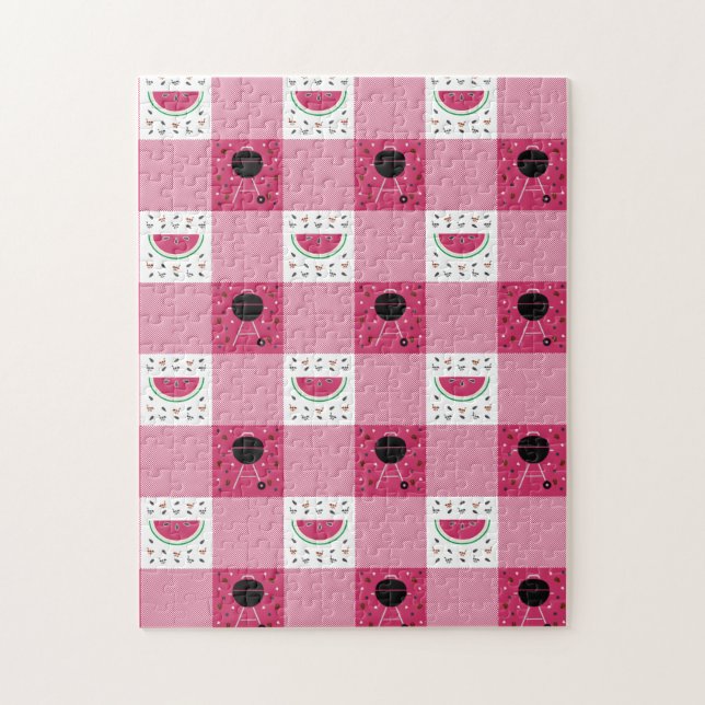 Summer Picnic Puzzle (Vertical)