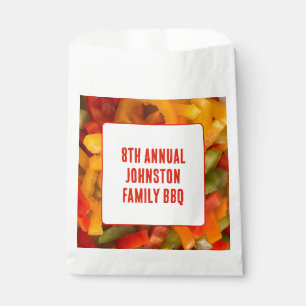 Summer Picnic Vibrant Photo BBQ Family Reunion Favour Bag