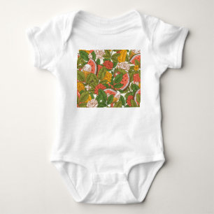 Summer Picnic Watermelon Ice Cream Baby Bodysuit