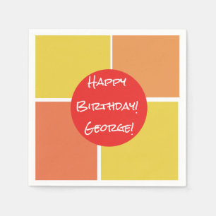 Summer Picnics, Vacation and Birthdays Napkin