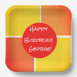 Summer Picnics, Vacation and Birthdays Paper Plat Plate