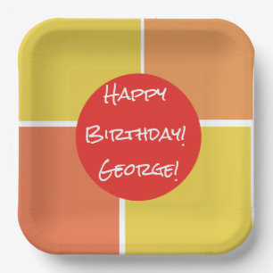 Summer Picnics, Vacation and Birthdays Paper Plate