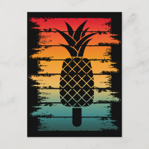 Summer Pineapple Ice Drop Postcard