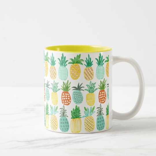 Summer Pineapple pattern Tropical | Mug