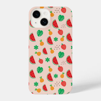 Summer Pinky Fruit iPhone 14 Case
