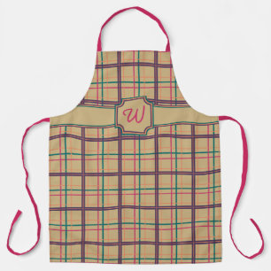 Summer Plaid All-Over Print Apron
