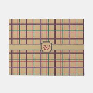 Summer Plaid Doormat