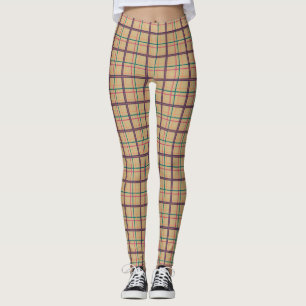 Summer Plaid Leggings
