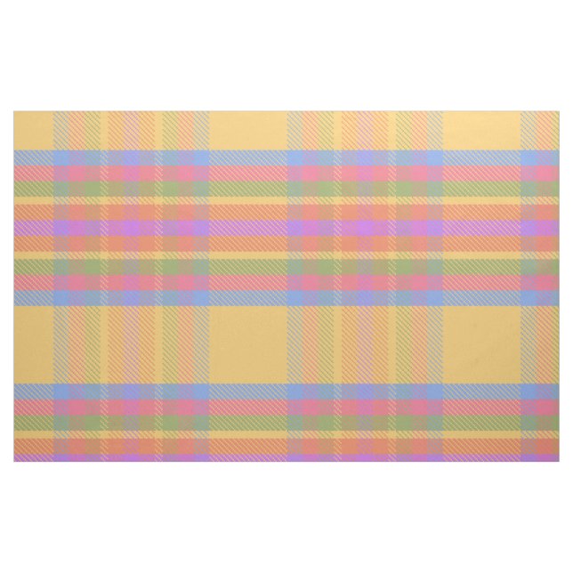 Summer Plaid NPFS Fabric (Fat Quarter)