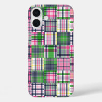 Summer Plaid Pink Madras Patchwork