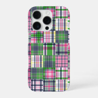 Summer Plaid Pink Madras Patchwork