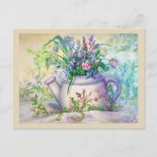 SUMMER PLEASURES Art Postcard by BeeJaySAGE