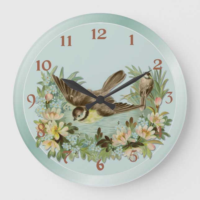 Summer Pond Large Clock (Front)