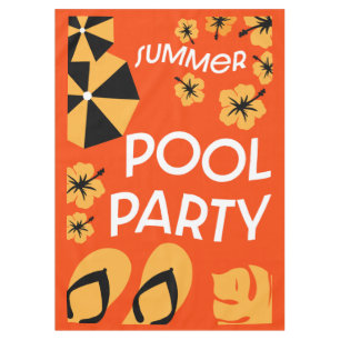 Summer Pool Parties Tablecloth
