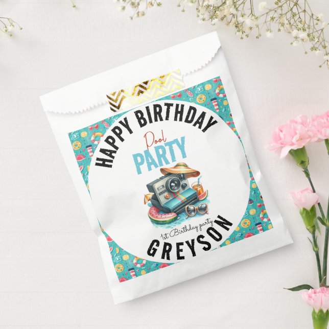 Summer Pool Party 2nd birthday Favour Bag (Sealed)