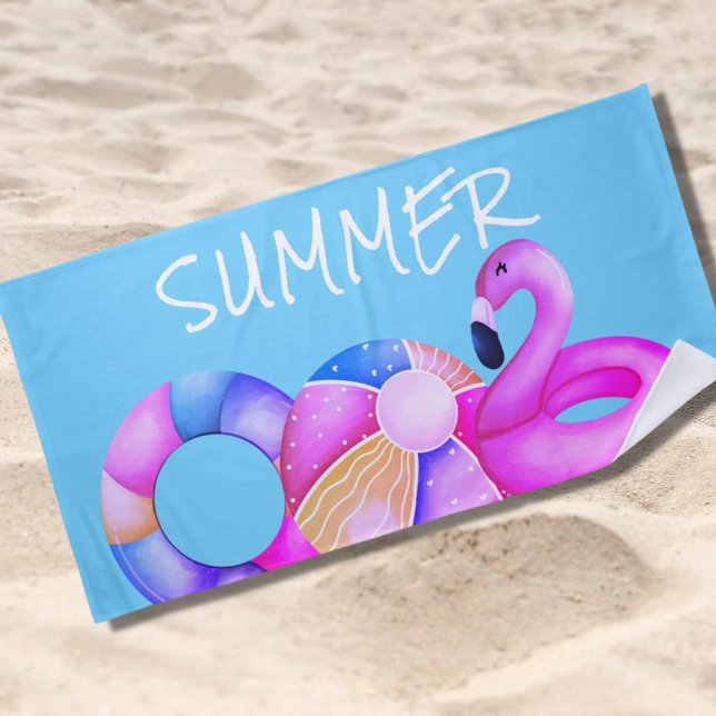 Summer Pool Party  Beach Towel (Creator Uploaded)