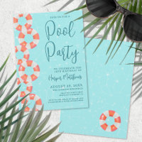 Summer Pool Party Birthday Sweet 16