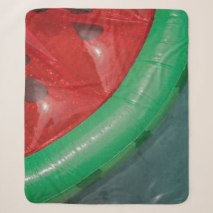 Summer pool sherpa blanket