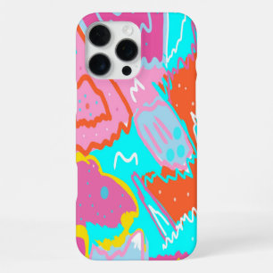 Summer Poolside Vibes Abstract Art iPhone 16 Pro Max Case