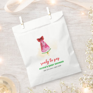 Summer Popcicle Ready To Pop Ice Cream Baby Shower Favour Bag