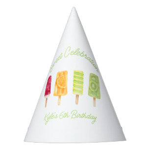 Summer Popsicle Birthday Party Hat