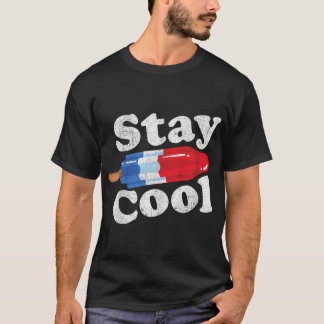 Summer Popsicle Stay Cool Funny Bomb Retro 80s Pop T-Shirt