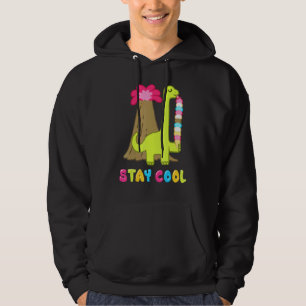 Summer Popsicle Stay Cool Ice Cream Retro 80s Pop Hoodie
