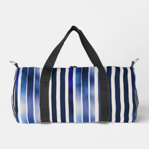Summer Popular Navy Blue Boat Stripes Collection Duffle Bag