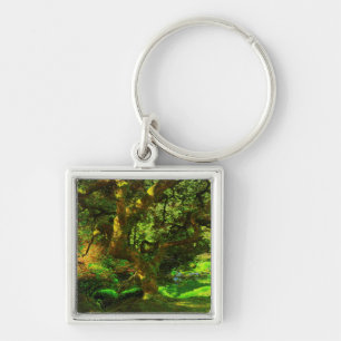 Summer, Portland Japanese Garden, Portland Key Ring