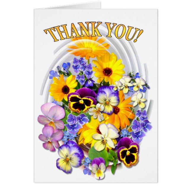 Summer Posy Thank You (Front)