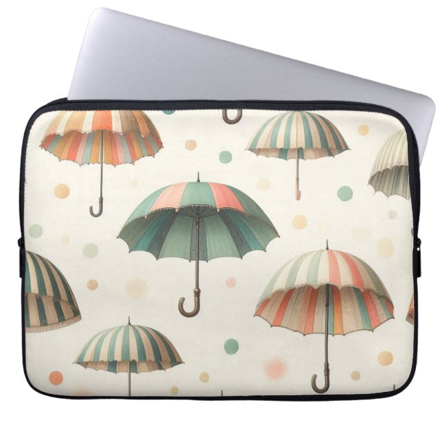 Summer Rain Laptop Sleeve (Front)