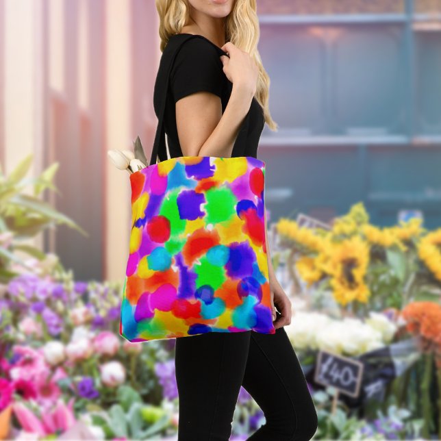Summer Rainbow Splash Tote Bag (Creator Uploaded)