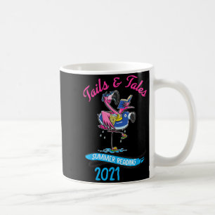 Summer Reading 2021 Flamingo Cute Reader For Book Coffee Mug