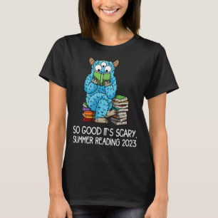 Summer Reading 2023 Monster Quote Reader Librarian T-Shirt