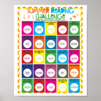 Summer Reading Challenge Scratcher (Version 2) Poster