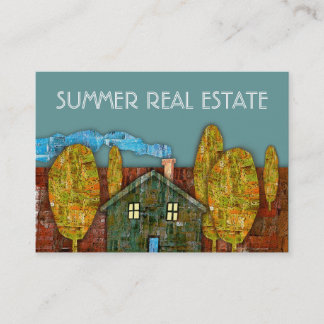 "Summer Real Estate" Business Card