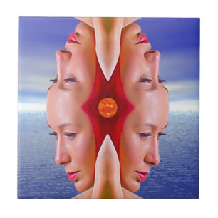 Summer Reflection Ceramic Tile