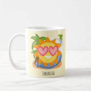 Summer Relaxing Vacation Sun Coffee Mug