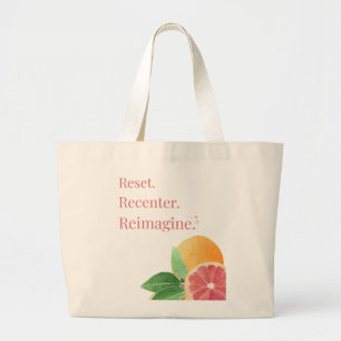 Summer Reset Large Tote Bag
