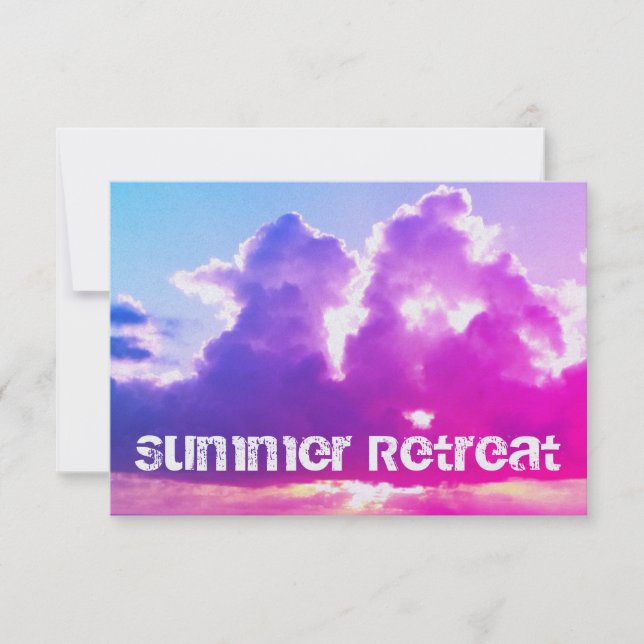 Summer Retreat Invitation (Front)