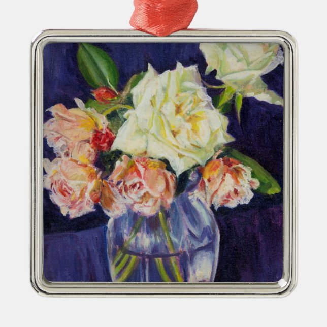 Summer Roses 2007 Metal Tree Decoration (Front)