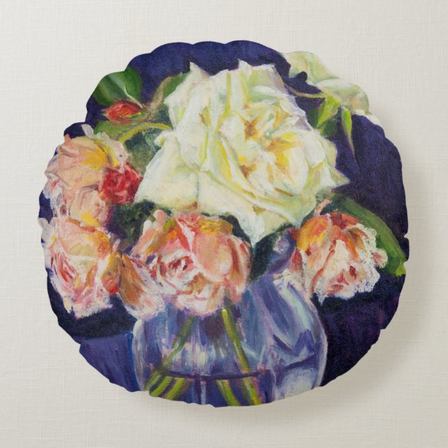 Summer Roses 2007 Round Cushion (Front)