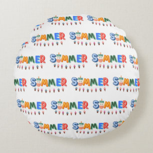 summer round cushion