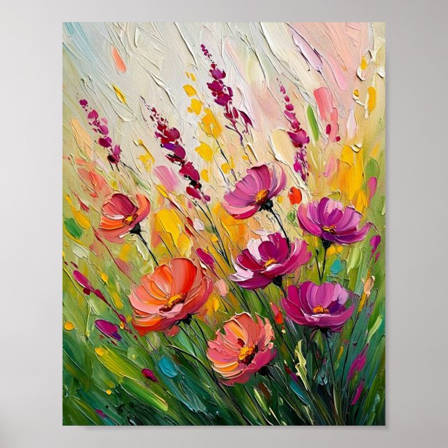 Summer’s Kinetic Bloom Poster (Front)