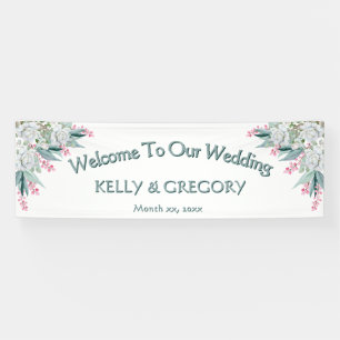 Summer Sage Wedding Banner