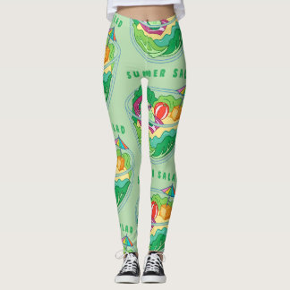 Summer Salad Leggings