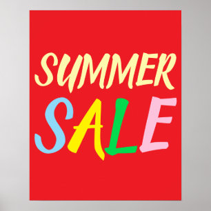 Summer Sale Sign, Boutique Sale  Poster