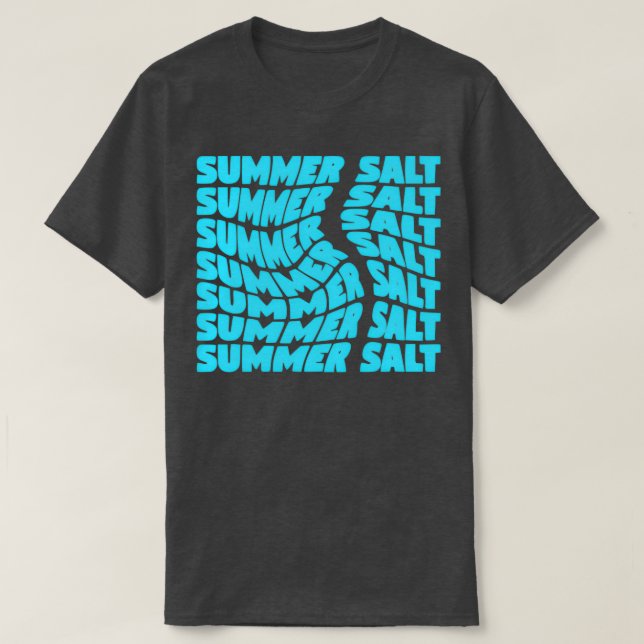summer salt swirl design T-Shirt (Design Front)